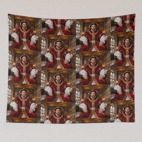 Item preview,  Portrait of King Henry VIII of England Medieval style painting art designed and sold by Vintage Designs +.