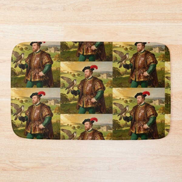 Item preview, Portrait of King Henry VIII of England Medieval style painting art designed and sold by Vintage Designs +.