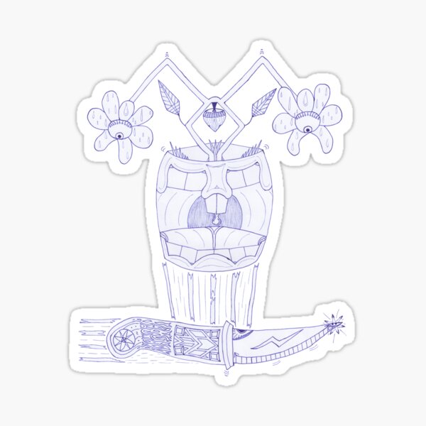 Merch #18 -- E-vase-ive Action Sticker