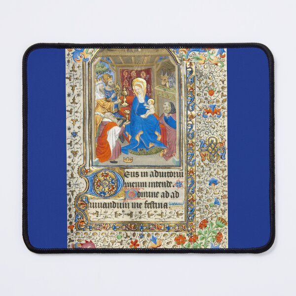 Item preview, Adoration of the Magi manuscript illumination designed and sold by Medieval Marvels & Strangeness.