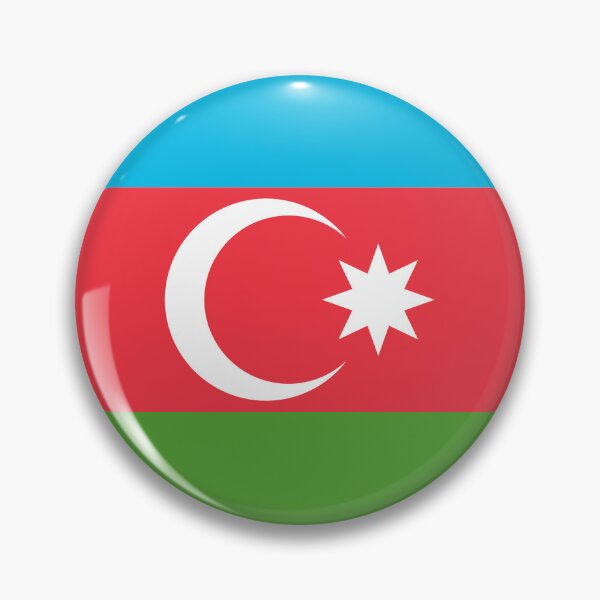 Item preview, Azerbaijan National Flag Bold Design designed and sold by NTGUILTY.