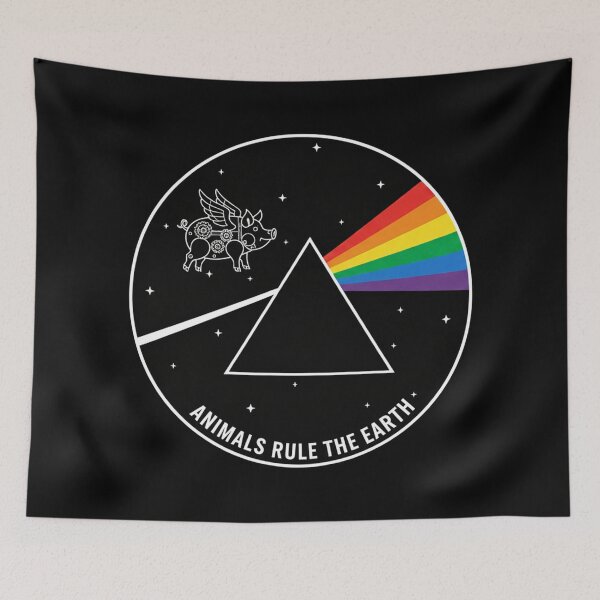 Item preview, Animals Rule the Earth - Black Triangle designed and sold by alllyxispace.