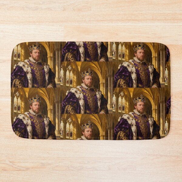 Item preview, Portrait of King Henry VIII of England Medieval style painting art designed and sold by Vintage Designs +.