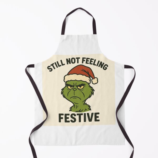 Item preview, Still Not Feeling Festive – Funny Christmas Grinch Meme designed and sold by kimkosovo.