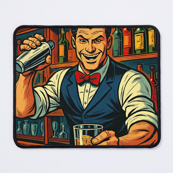 Item preview, Bartender | Comics style - Cartoon designed and sold by ComicsFactory.