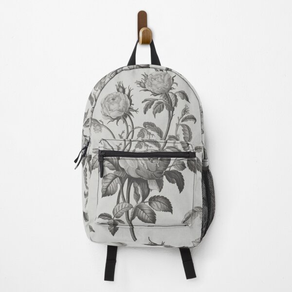 Item preview, French Vintage Botanical Floral Pattern - Black and White designed and sold by CARRAANN.