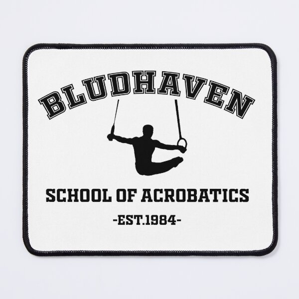 Item preview, Bludhaven School of Acrobatics designed and sold by SideQuestMerch.