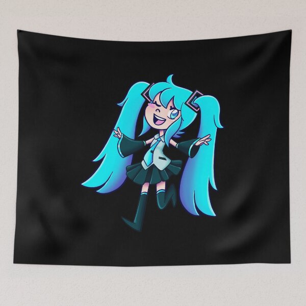 Item preview, Playful Cartoon Style Illustration Of Hatsune Miku designed and sold by thedgareky.