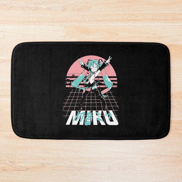 Item preview, Retro Sunset Background Featuring Hatsune Miku Pose designed and sold by thedgareky.