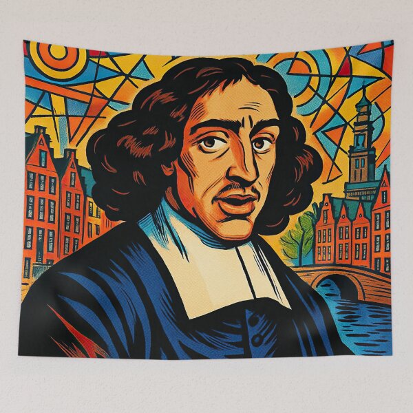 Item preview, Baruch Spinoza | Comics style - Cartoon designed and sold by ComicsFactory.