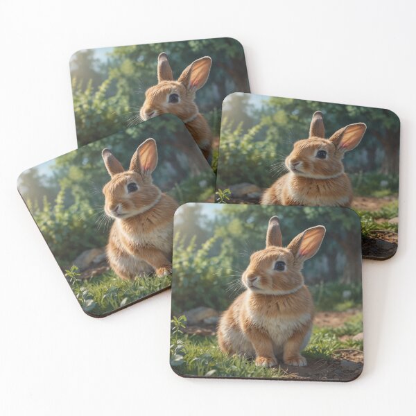 Item preview, Charming English country side with cute fluffy Bunny  designed and sold by hollycooper.