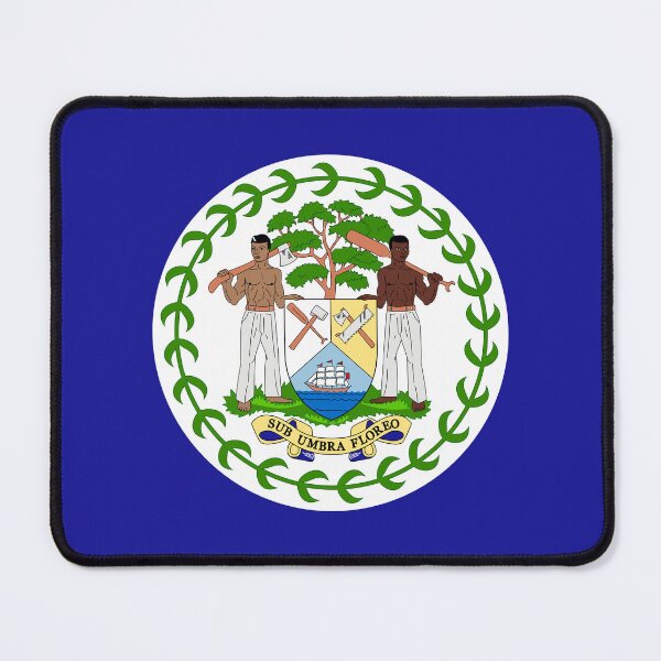 Item preview, Belize National Flag Detailed Design designed and sold by NTGUILTY.