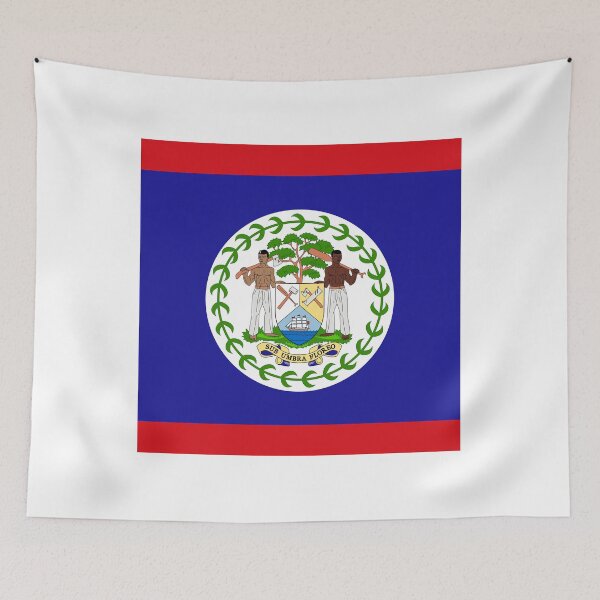 Item preview, Belize National Flag Detailed Design designed and sold by NTGUILTY.