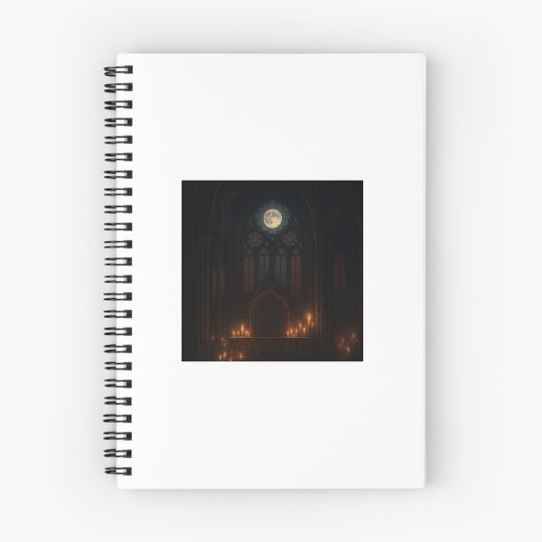 Item preview, Moonlit Gothic Cathedral – Candlelit Sacred Architecture designed and sold by ZoviraDesigns.