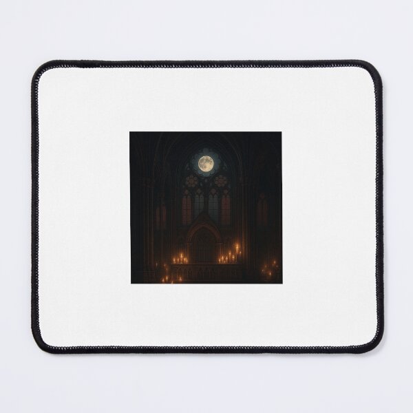 Item preview, Moonlit Gothic Cathedral – Candlelit Sacred Architecture designed and sold by ZoviraDesigns.