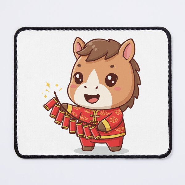 Item preview, Cute Year of the Horse Cartoon | Lucky Chinese Zodiac Horse designed and sold by The Real Life Symphony.