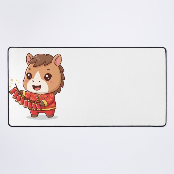 Item preview, Cute Year of the Horse Cartoon | Lucky Chinese Zodiac Horse designed and sold by The Real Life Symphony.