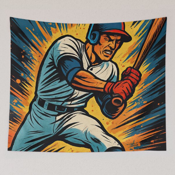 Item preview, Baseball player | Comics style - Cartoon designed and sold by ComicsFactory.