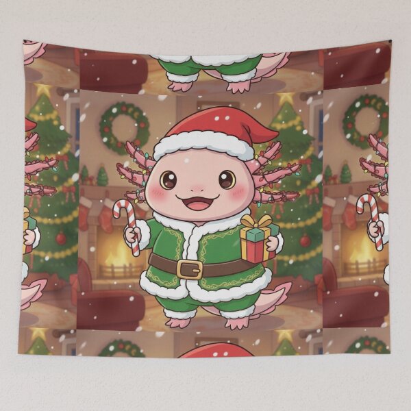 Item preview, Axolotl Christmas  designed and sold by HuntsmithMerch.