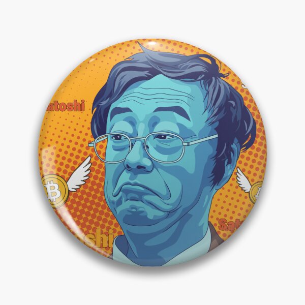 Item preview, Satoshi Nakamoto Bitcoin Founder Pop Art Mystery (BTC Founder Crypto Market - Satoshi Digital Art Portrait) designed and sold by FashionTraders.