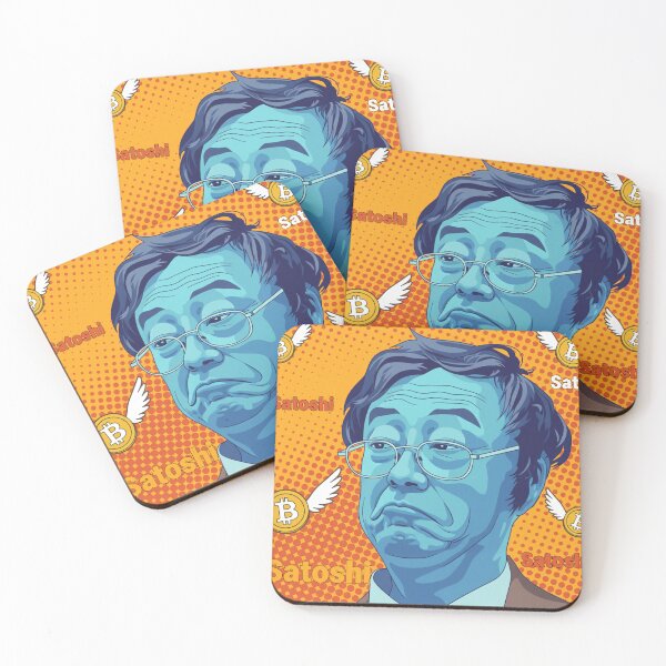 Item preview, Satoshi Nakamoto Bitcoin Founder Pop Art Mystery (BTC Founder Crypto Market - Satoshi Digital Art Portrait) designed and sold by FashionTraders.