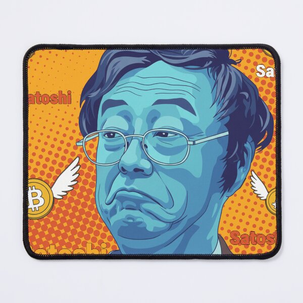 Item preview, Satoshi Nakamoto Bitcoin Founder Pop Art Mystery (BTC Founder Crypto Market - Satoshi Digital Art Portrait) designed and sold by FashionTraders.