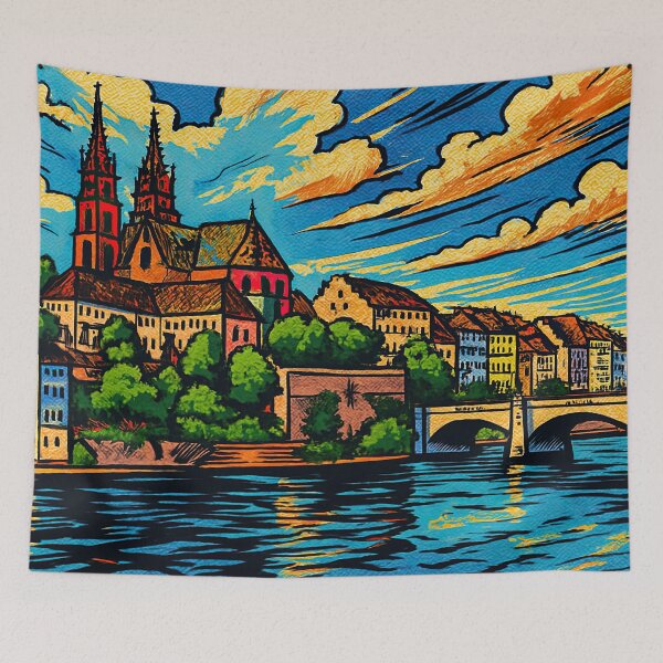 Item preview, Basel, city | Comics style - Cartoon designed and sold by ComicsFactory.