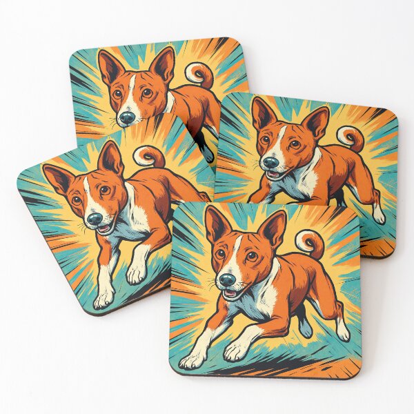 Item preview, Basenji | Comics style - Cartoon designed and sold by ComicsFactory.