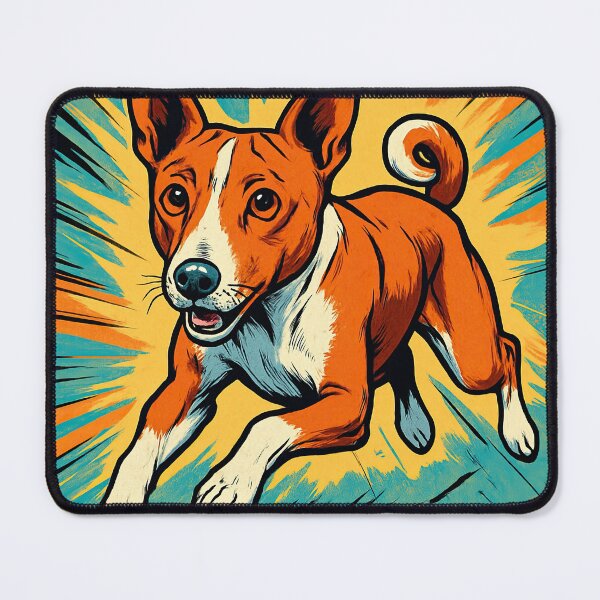 Item preview, Basenji | Comics style - Cartoon designed and sold by ComicsFactory.