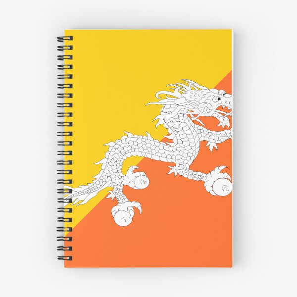 Item preview, Bhutan National Flag Bold Design designed and sold by NTGUILTY.