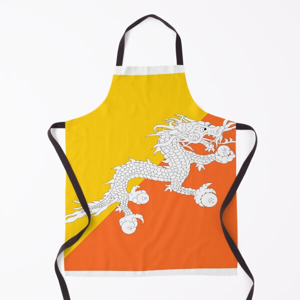 Item preview, Bhutan National Flag Bold Design designed and sold by NTGUILTY.