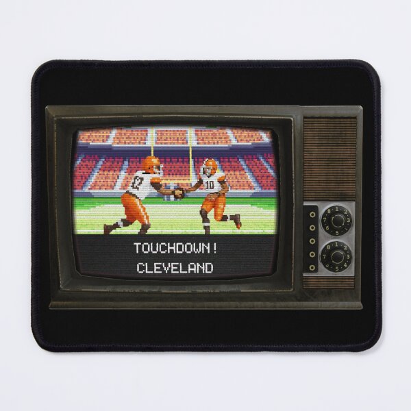 Item preview, Shedeur Sanders Quinshon Judkins Cleveland Browns Retro Game Style Tecmo designed and sold by CLand1Nation.