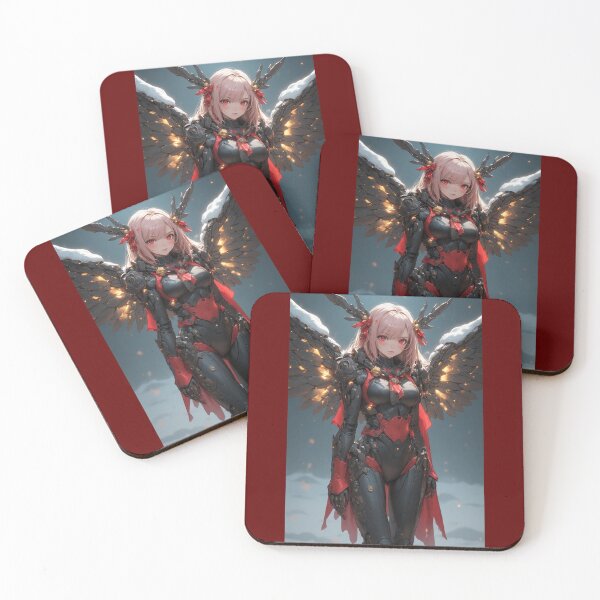 Item preview, Christmas robot girl with wings designed and sold by ArtsJulian.