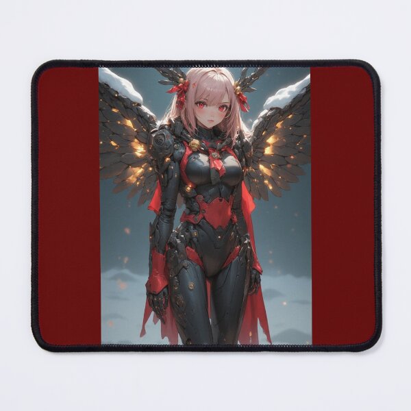 Item preview, Christmas robot girl with wings designed and sold by ArtsJulian.