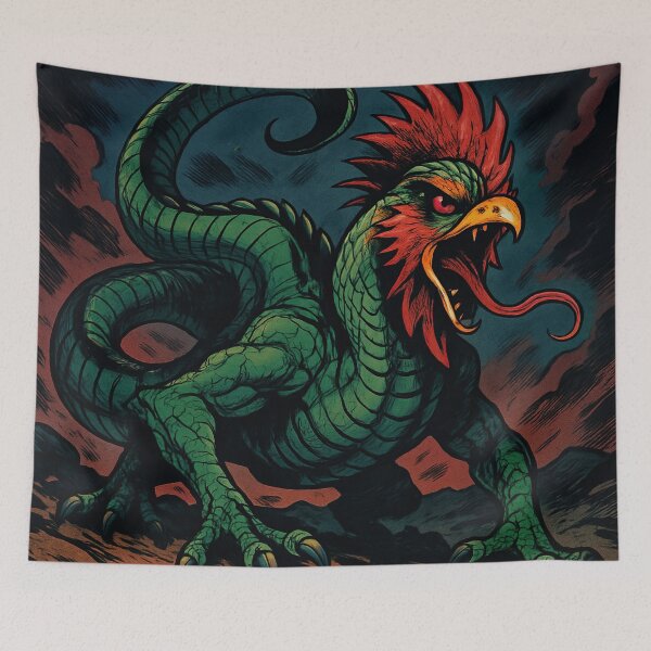 Item preview, Basilisk, fantastic creature | Comics style - Cartoon designed and sold by ComicsFactory.