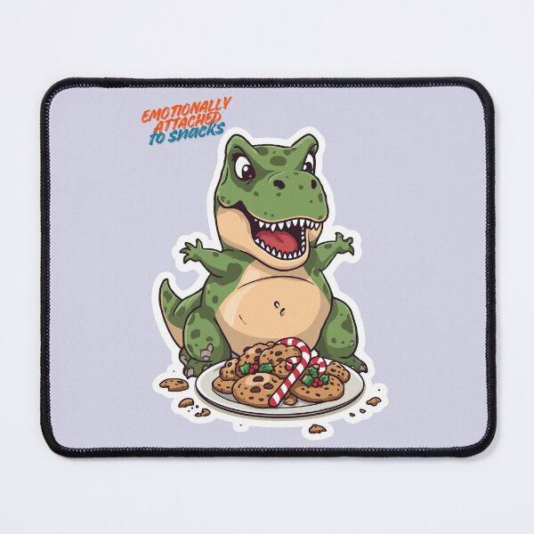 Item preview, Emotionally Attached to Christmas Snacks – Funny T-Rex Christmas Dino Design designed and sold by zoocore.