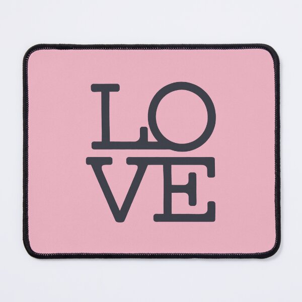 Item preview, LOVE Typography Design with Artistic Layout and Pink Background designed and sold by SplashTastic.