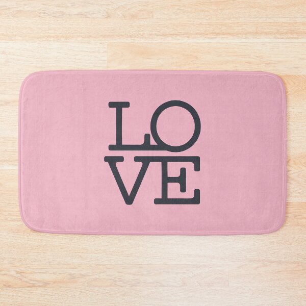 Item preview, LOVE Typography Design with Artistic Layout and Pink Background designed and sold by SplashTastic.