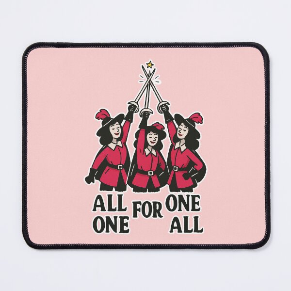 Item preview, The three musketeers all for one girls designed and sold by CamaleonDesigns.