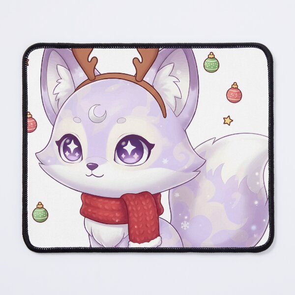 Item preview, Luna The Dreamy Fox With Antlers designed and sold by ClubofStitches.