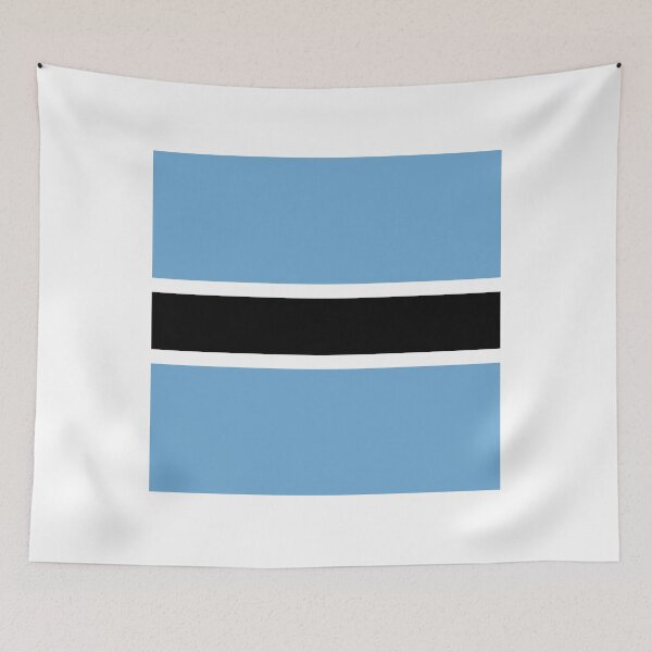 Item preview, Botswana National Flag Minimal Design designed and sold by NTGUILTY.