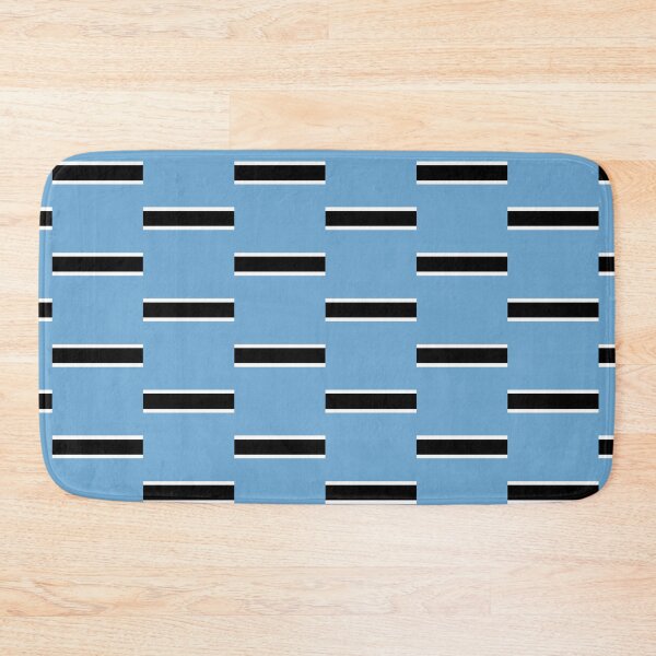 Item preview, Botswana National Flag Minimal Design designed and sold by NTGUILTY.