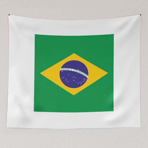 Item preview, Brazil National Flag Vibrant Design designed and sold by NTGUILTY.
