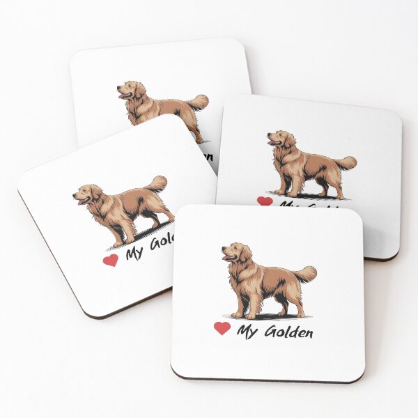 Item preview, love my golden (retriever) sticker or shirt and more designed and sold by designkb.