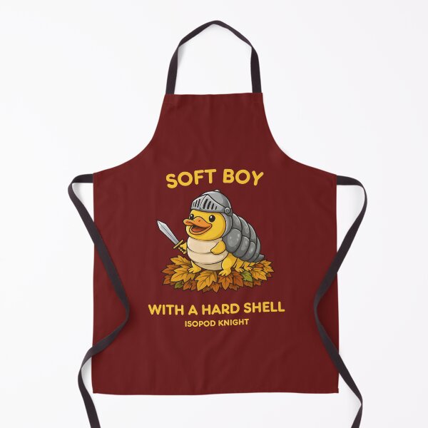 Item preview, Soft Boy With a Hard Shell, Isopod Knight - Funny Isopod Rubber Ducky Design designed and sold by Simply Wiona.