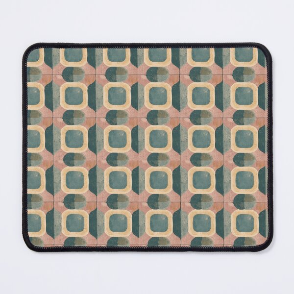 Item preview, Groovy Teal and Pink Mod Ogee Pattern designed and sold by Echo Blanc.