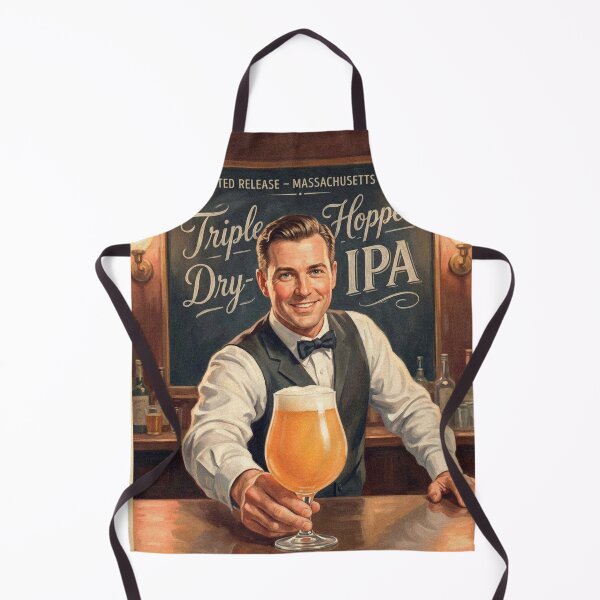Item preview, Limited Release Massachusetts Triple Dry-Hopped IPA Poster designed and sold by Cozy-Old-Pub.