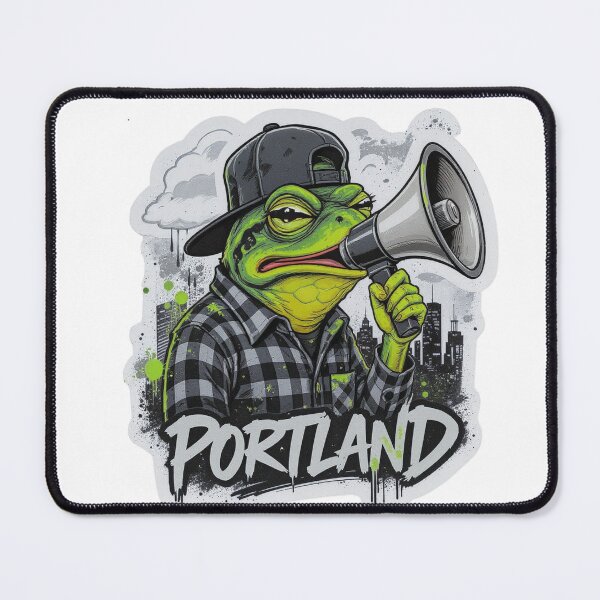 Item preview, Portland Activist Frogs - Streetwear Vector Design designed and sold by w66aboo.