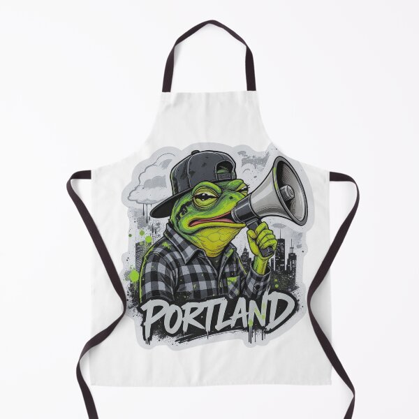 Item preview, Portland Activist Frogs - Streetwear Vector Design designed and sold by w66aboo.