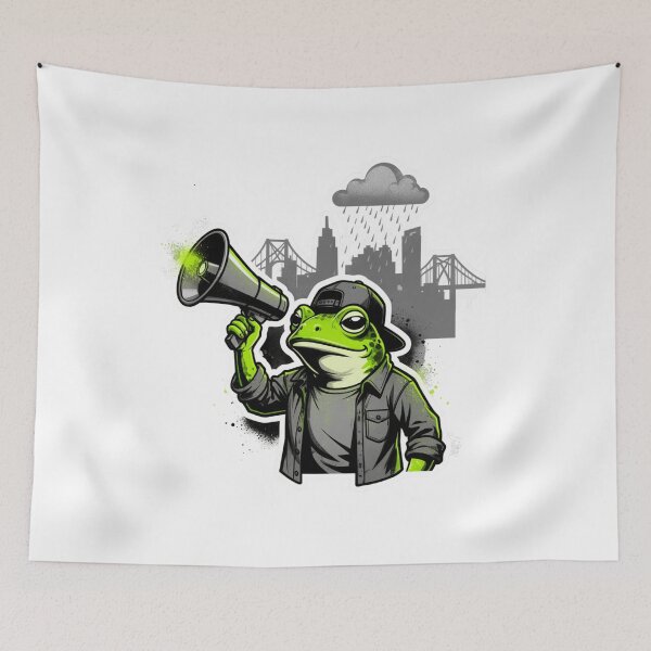Item preview, Portland Activist Frogs - Streetwear Design designed and sold by w66aboo.